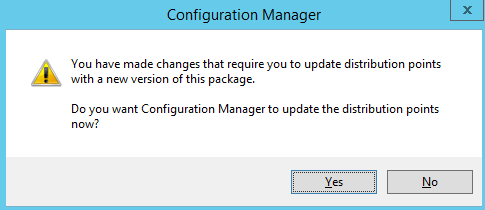 sccm boot image update distribution point